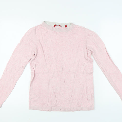 s.Oliver Women's Pink Pullover Jumper Size 10