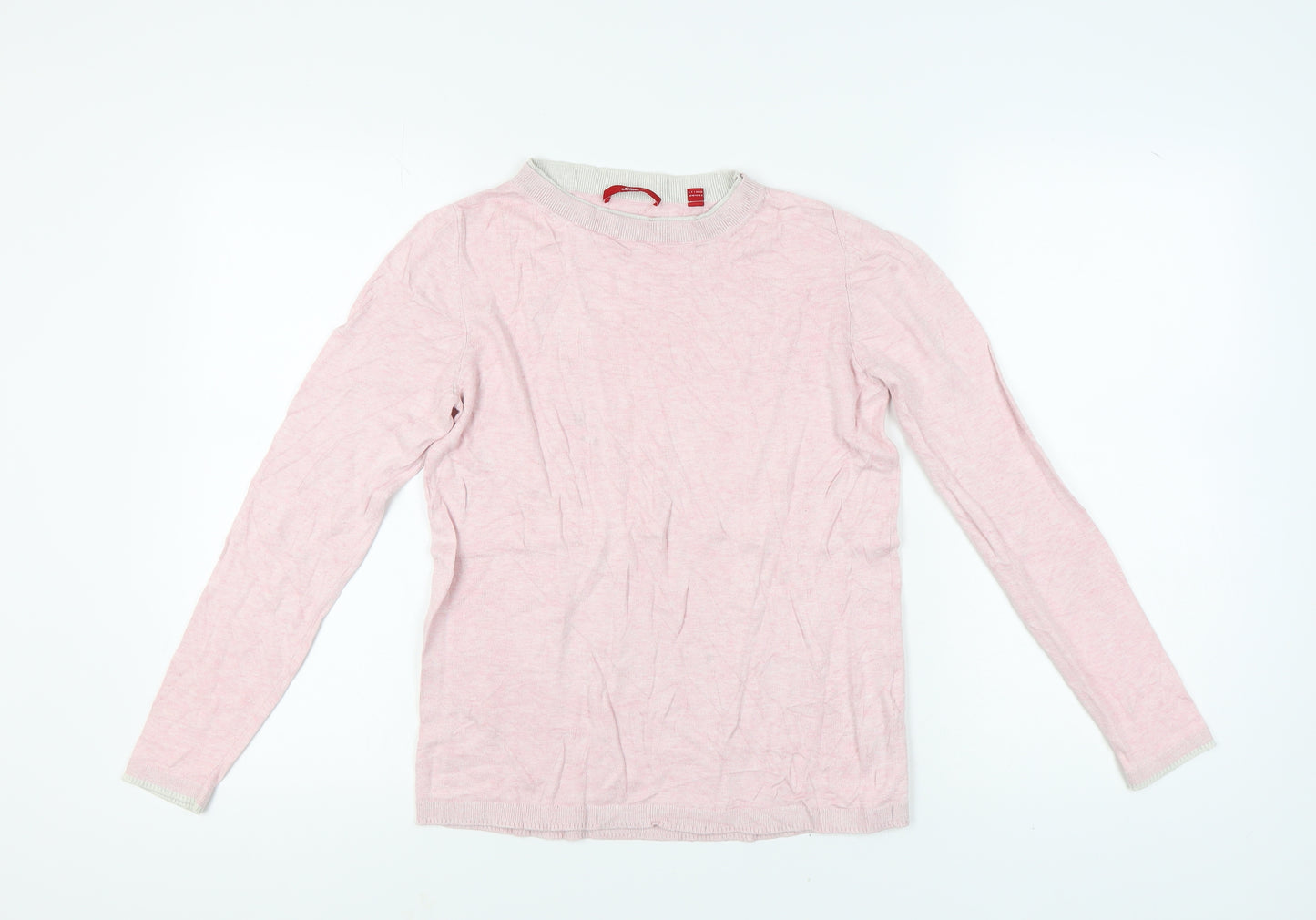 s.Oliver Women's Pink Pullover Jumper Size 10