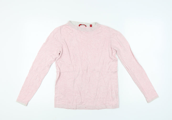 s.Oliver Women's Pink Pullover Jumper Size 10