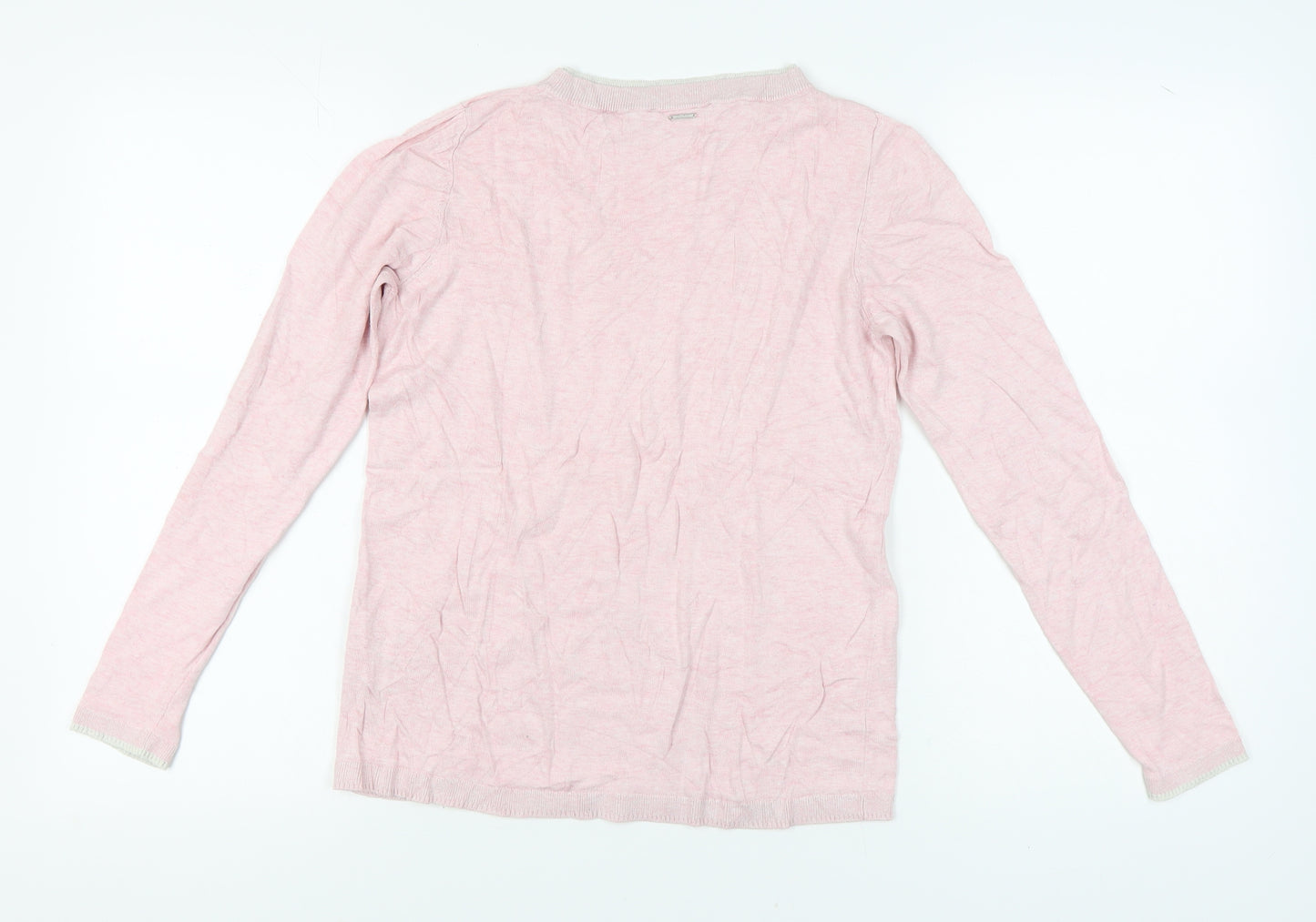 s.Oliver Women's Pink Pullover Jumper Size 10