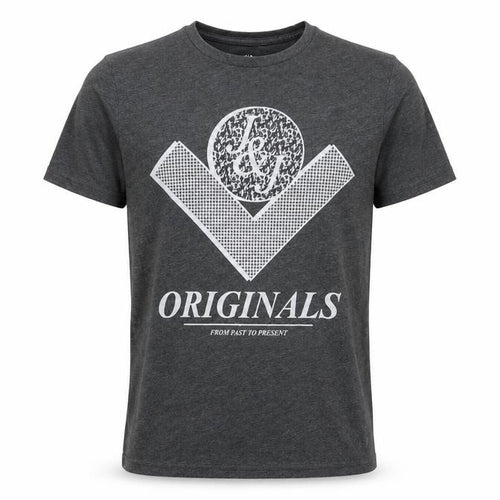 Jack & Jones Men's Black Graphic T-Shirt, S, Casual Style