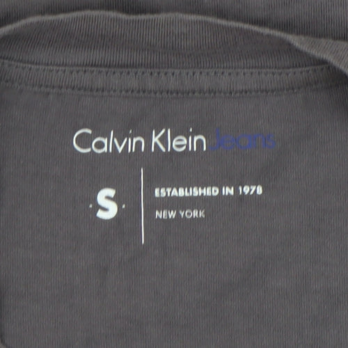 Calvin Klein Women’s Grey Basic T-Shirt Size S