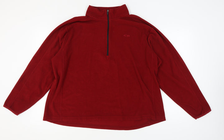Champion Men's Red 2XL Pullover Fleece Sweatshirt
