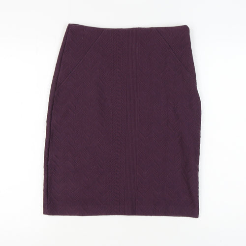 Noa Noa Women's Purple Pencil Skirt