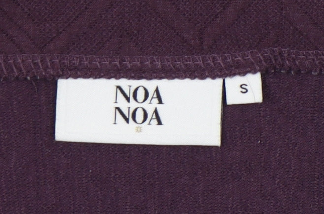 Noa Noa Women's Purple Pencil Skirt