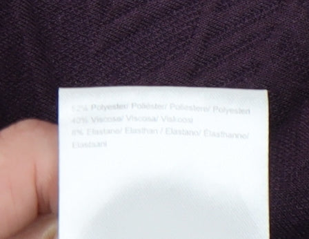 Noa Noa Women's Purple Pencil Skirt