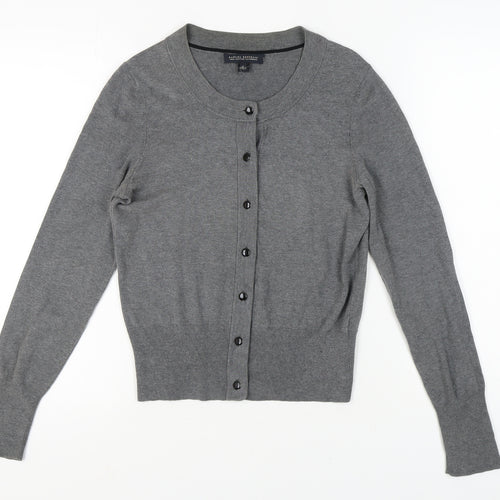 Banana Republic Women's Grey Cardigan S - Cotton Silk Blend