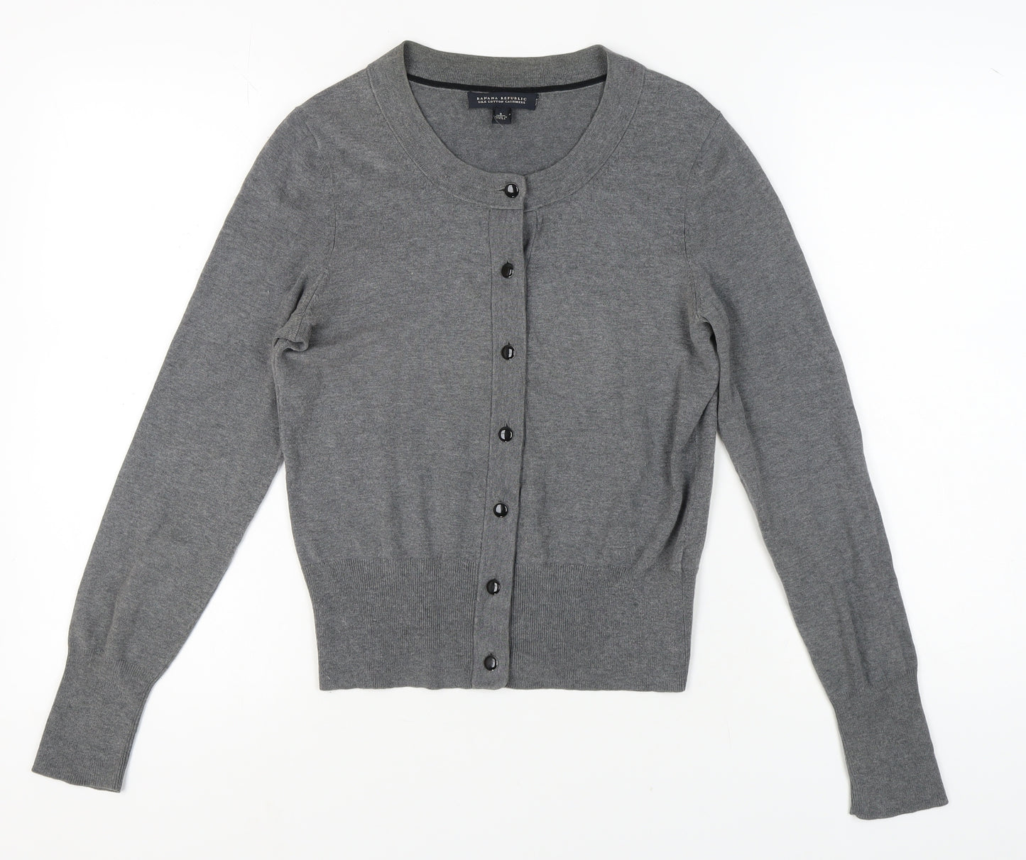 Banana Republic Women's Grey Cardigan S - Cotton Silk Blend