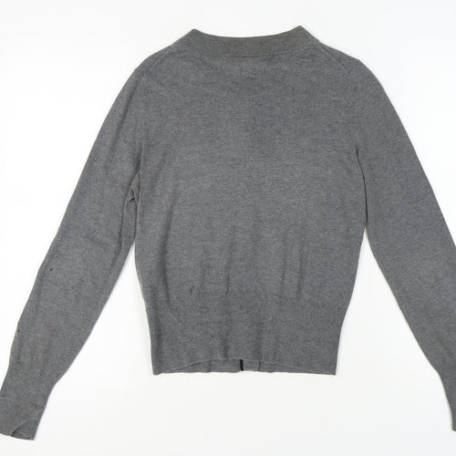Banana Republic Women's Grey Cardigan S - Cotton Silk Blend