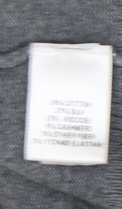 Banana Republic Women's Grey Cardigan S - Cotton Silk Blend