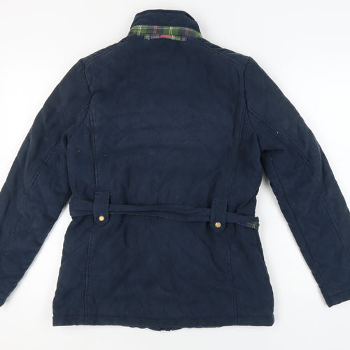 Musto Women's Blue Quilted Jacket Size 10
