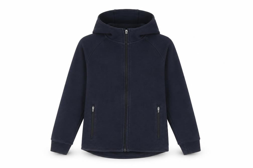 Front view of Next boys’ blue full zip hoodie, 7 years