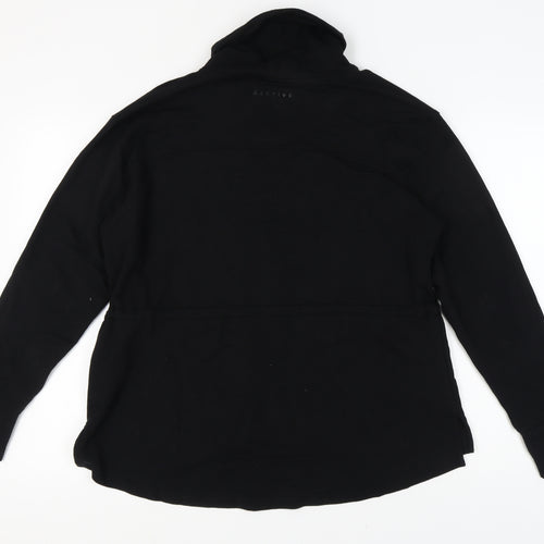 Next Women's Black High Neck Sweatshirt, Size M
