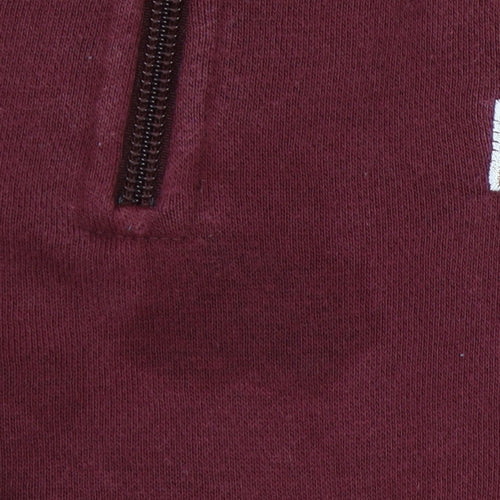 Sport-Tek Men's Red XL Logo 1/4 Zip Sweatshirt