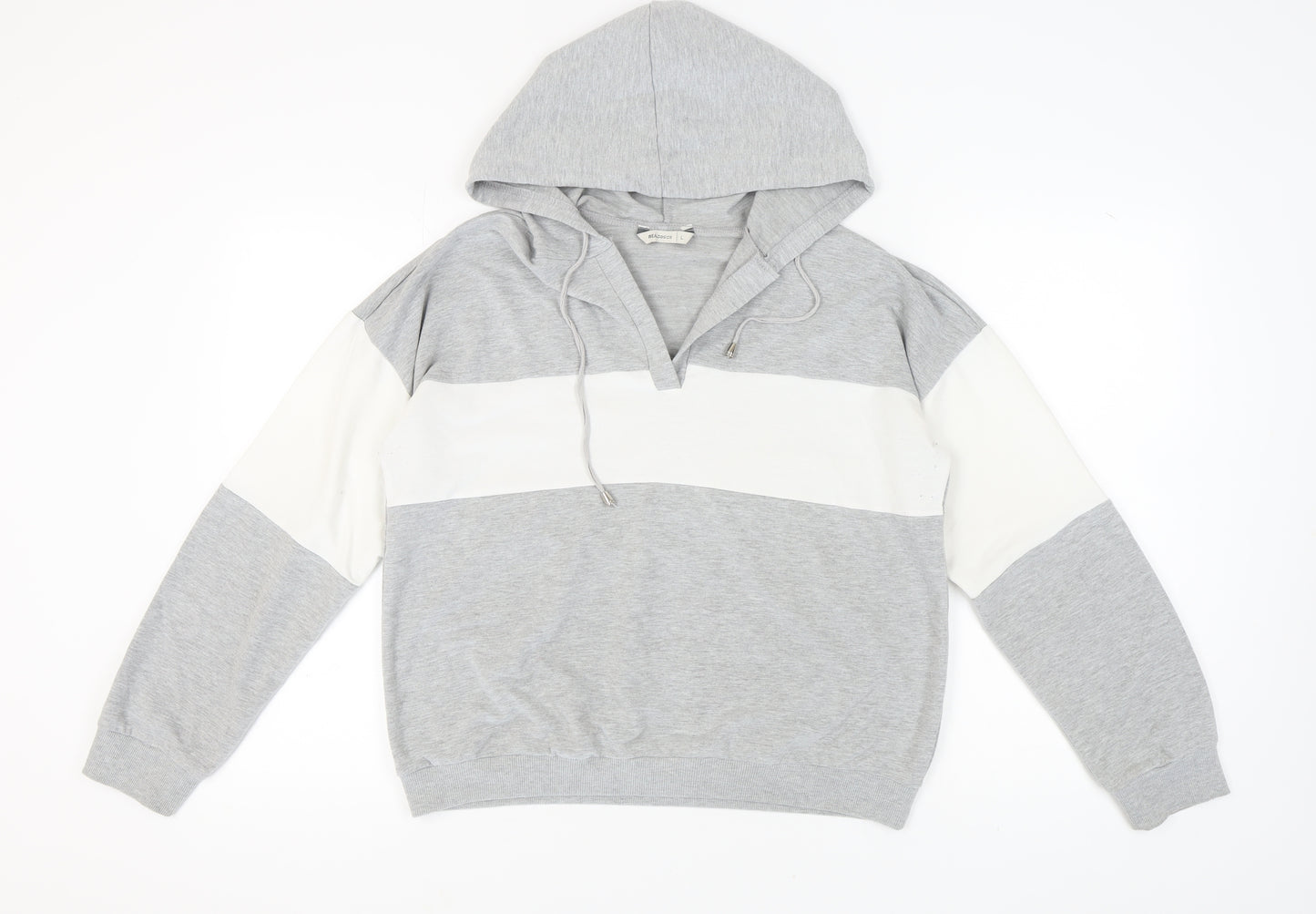 REALbasics Unisex Grey Hoodie, Size L, Casual & Stylish
