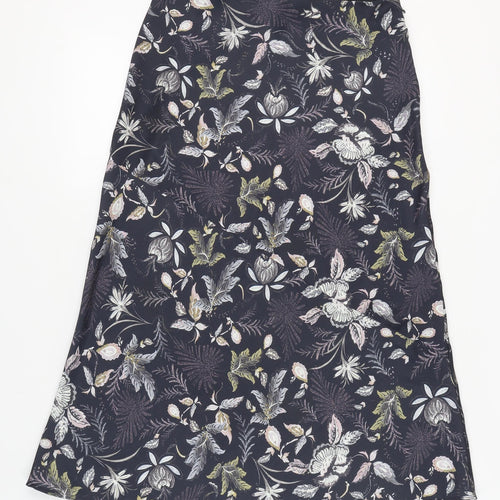 Next Women's Floral A-Line Midi Skirt Size 12