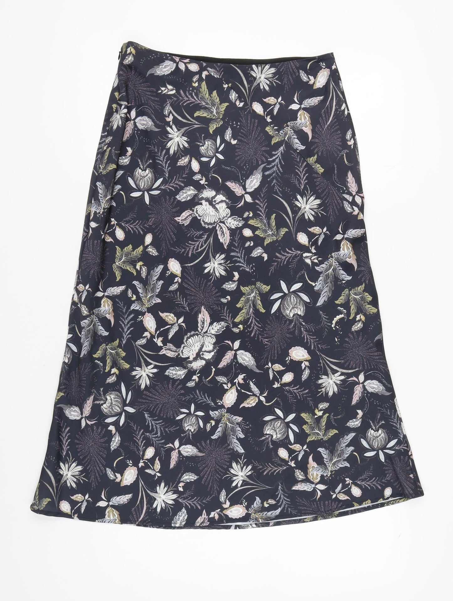 Next Women's Floral A-Line Midi Skirt Size 12
