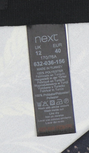 Next Women's Floral A-Line Midi Skirt Size 12