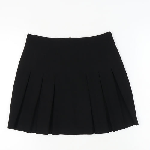 Topshop Women's Black Pleated Skirt Size 10