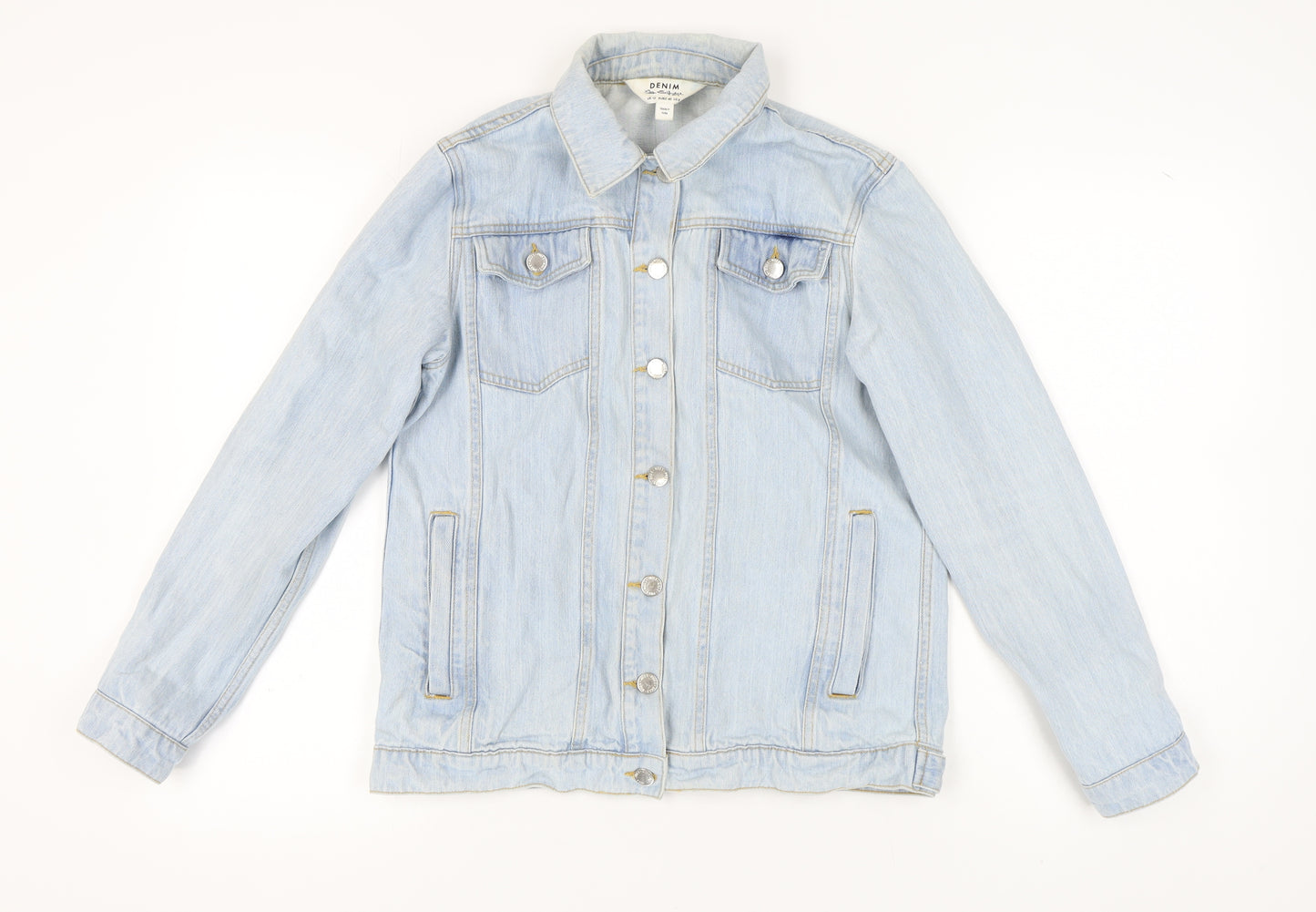Miss Selfridge Women's Blue Denim Jacket Size 12