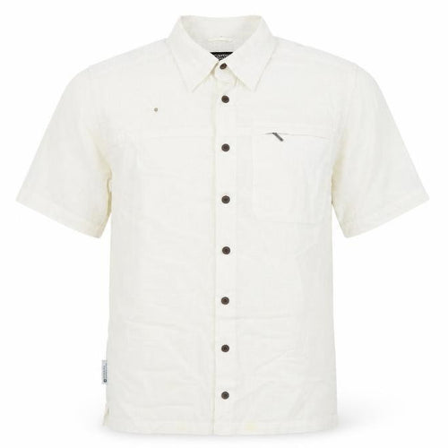 Mountain Warehouse Men's White Cotton Button-Up Shirt