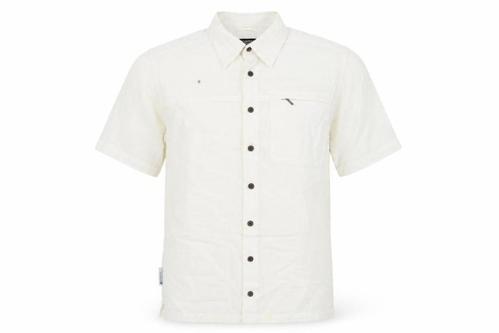 Mountain Warehouse Men's White Cotton Button-Up Shirt
