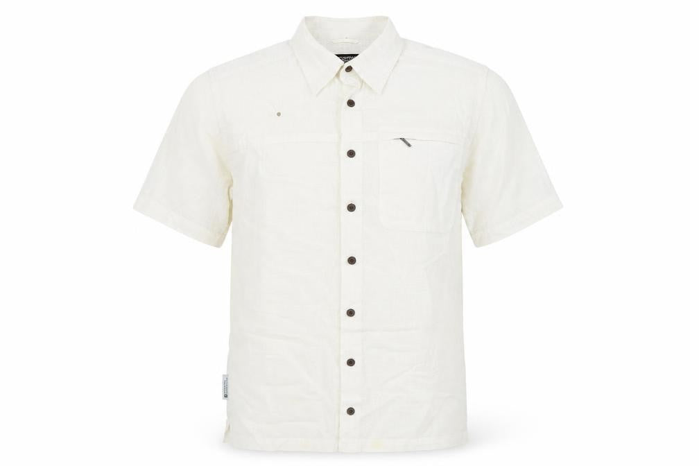 Mountain Warehouse Men's White Cotton Button-Up Shirt