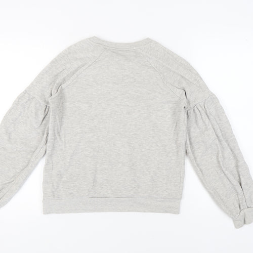 Vero Moda Women's Grey Sweatshirt, Size S, Long Sleeve