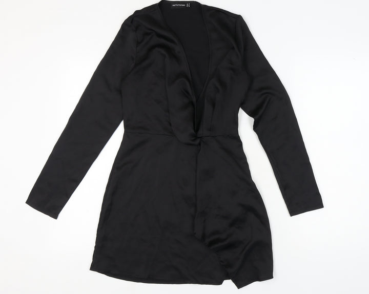 PrettyLittleThing Women's Black Dress Size 8