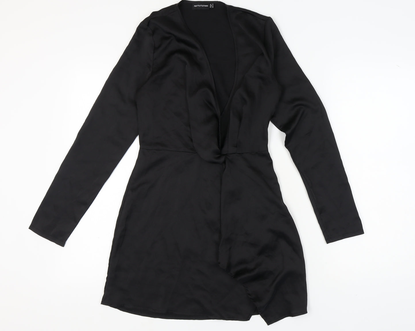 PrettyLittleThing Women's Black Dress Size 8