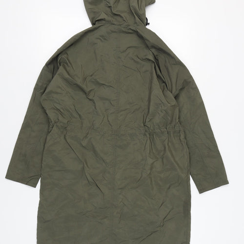 New Look Women's Green Parka Coat Size 10
