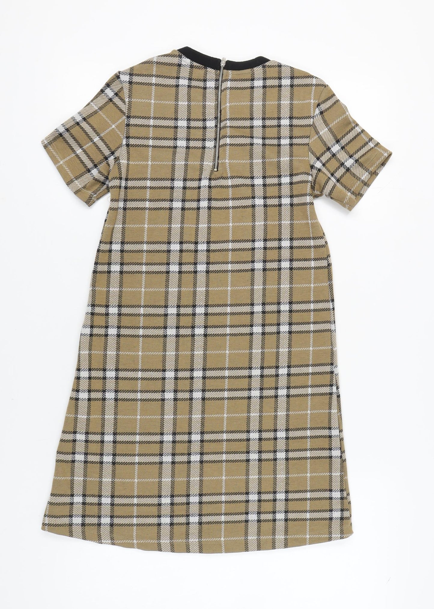 Stradivarius Women's Multicoloured Plaid Dress Sz S
