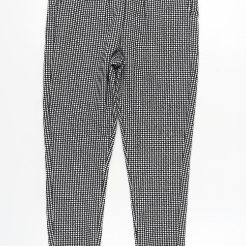 Marks and Spencer Women's Black Houndstooth Leggings Size 12
