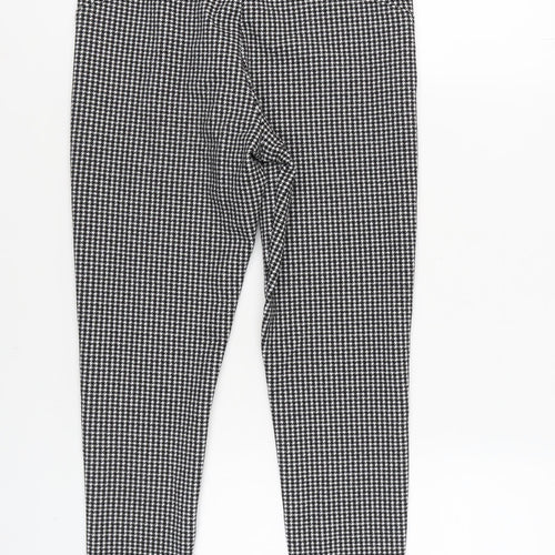 Marks and Spencer Women's Black Houndstooth Leggings Size 12