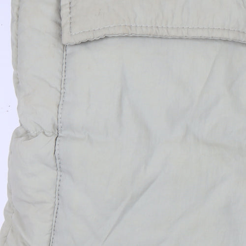 Weekend Vibes Women's Beige Puffer Jacket Size 8