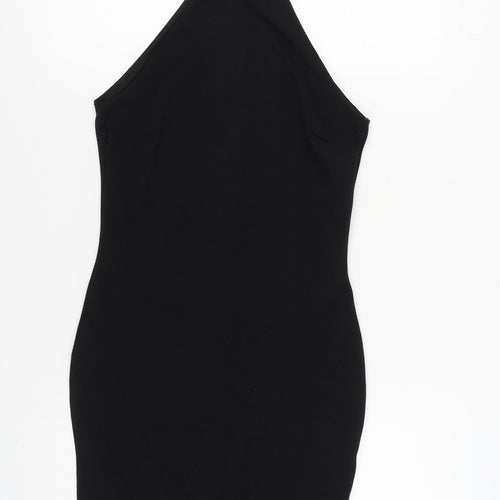 River Island Women's Black High Neck Dress Size 10