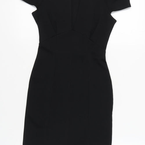 Boohoo Women's Black Sheath Dress, Size 6, Perfect for Parties