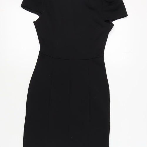 Boohoo Women's Black Sheath Dress, Size 6, Perfect for Parties