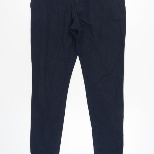 Zara Men’s Slim Blue Chino Trousers Size 42