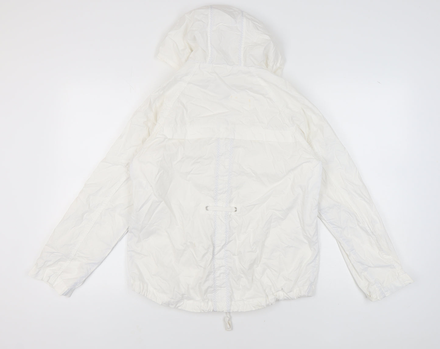 Marks & Spencer Women's White Hooded Jacket Size 10