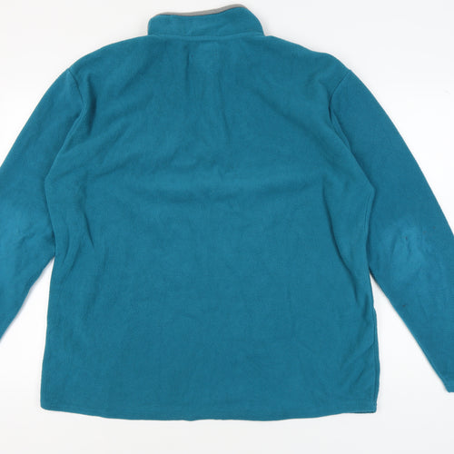 Atlas For Men XL Blue Fleece Pullover Sweatshirt