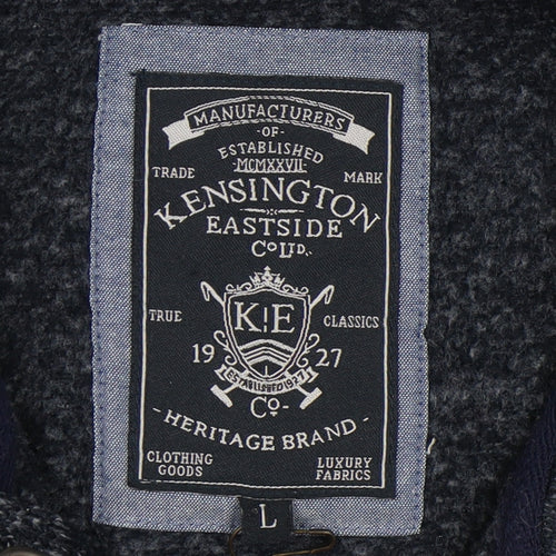 Kensington Eastside Men's Blue Henley Sweatshirt L