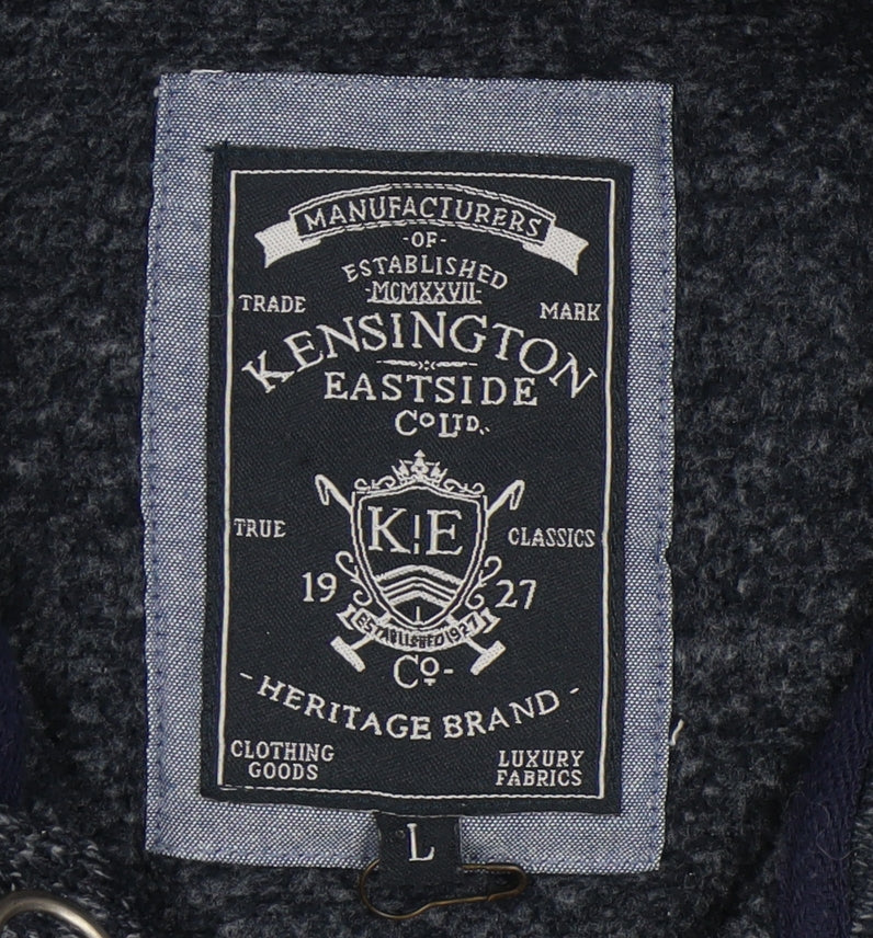 Kensington Eastside Men's Blue Henley Sweatshirt L