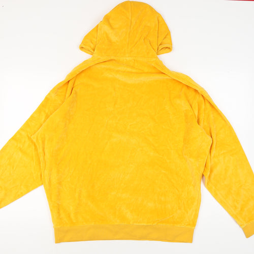 ASOS Yellow Unisex Pullover Hoodie L Casual Stylish