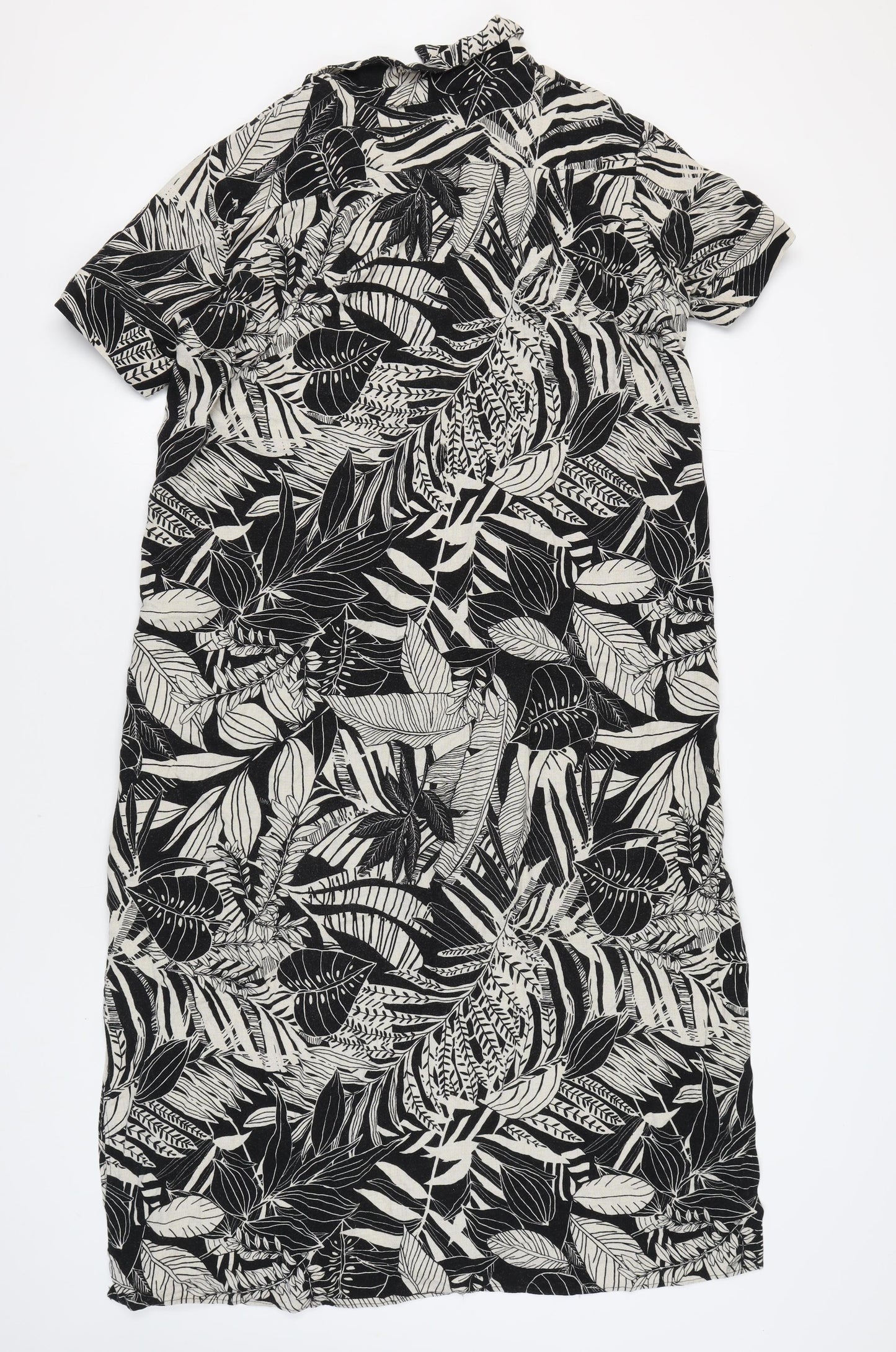 Zara Women's Multicoloured M Shirt Dress, Floral, Casual