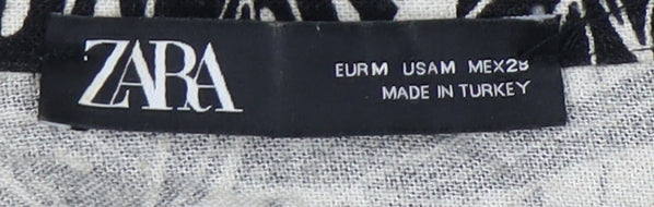 Zara Women's Multicoloured M Shirt Dress, Floral, Casual