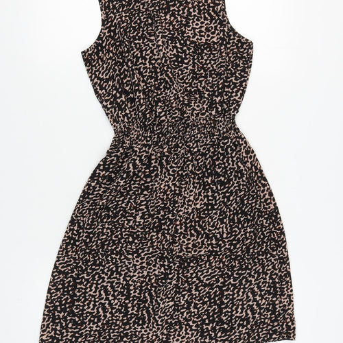 New Look Women's Animal Print Shift Dress, UK 8
