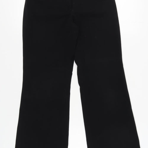 Next Women's Black Straight Trousers Size 6