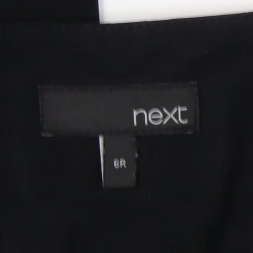 Next Women's Black Straight Trousers Size 6