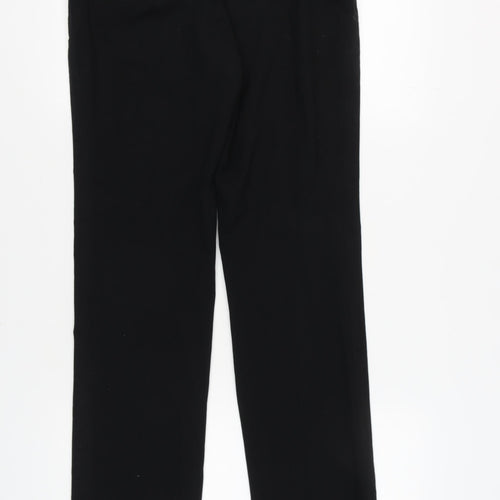 Zara Women's Black Straight Trousers Size 12